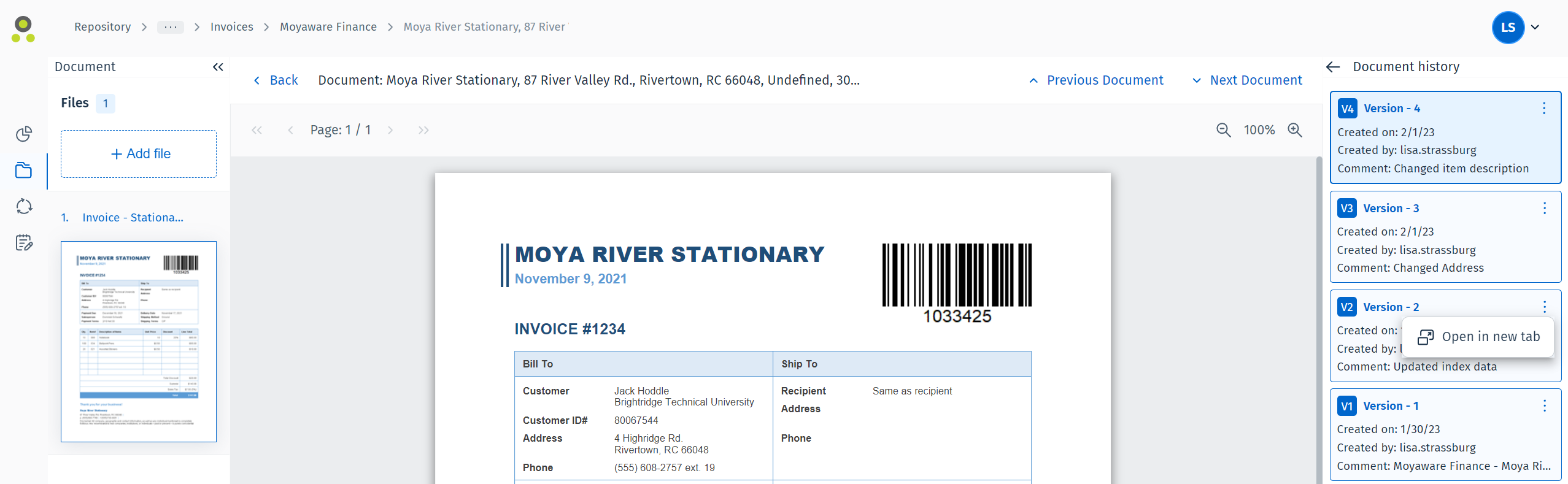 Bild der Schaltfläche "In neuer Registerkarte öffnen"