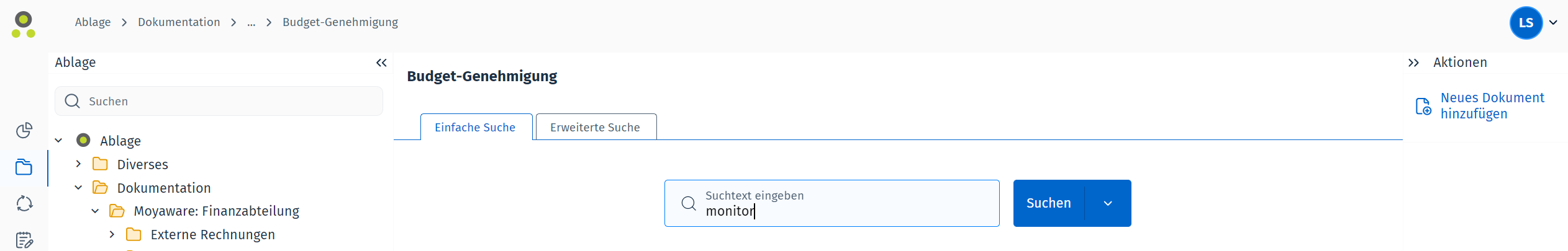 Bild der einfachen Suche in einer Kategorie Bild der einfachen Suche in einer Kategorie