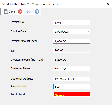 Image showing conditional formatting being applied