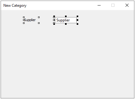 Image showing a new category in edit mode with an index data field