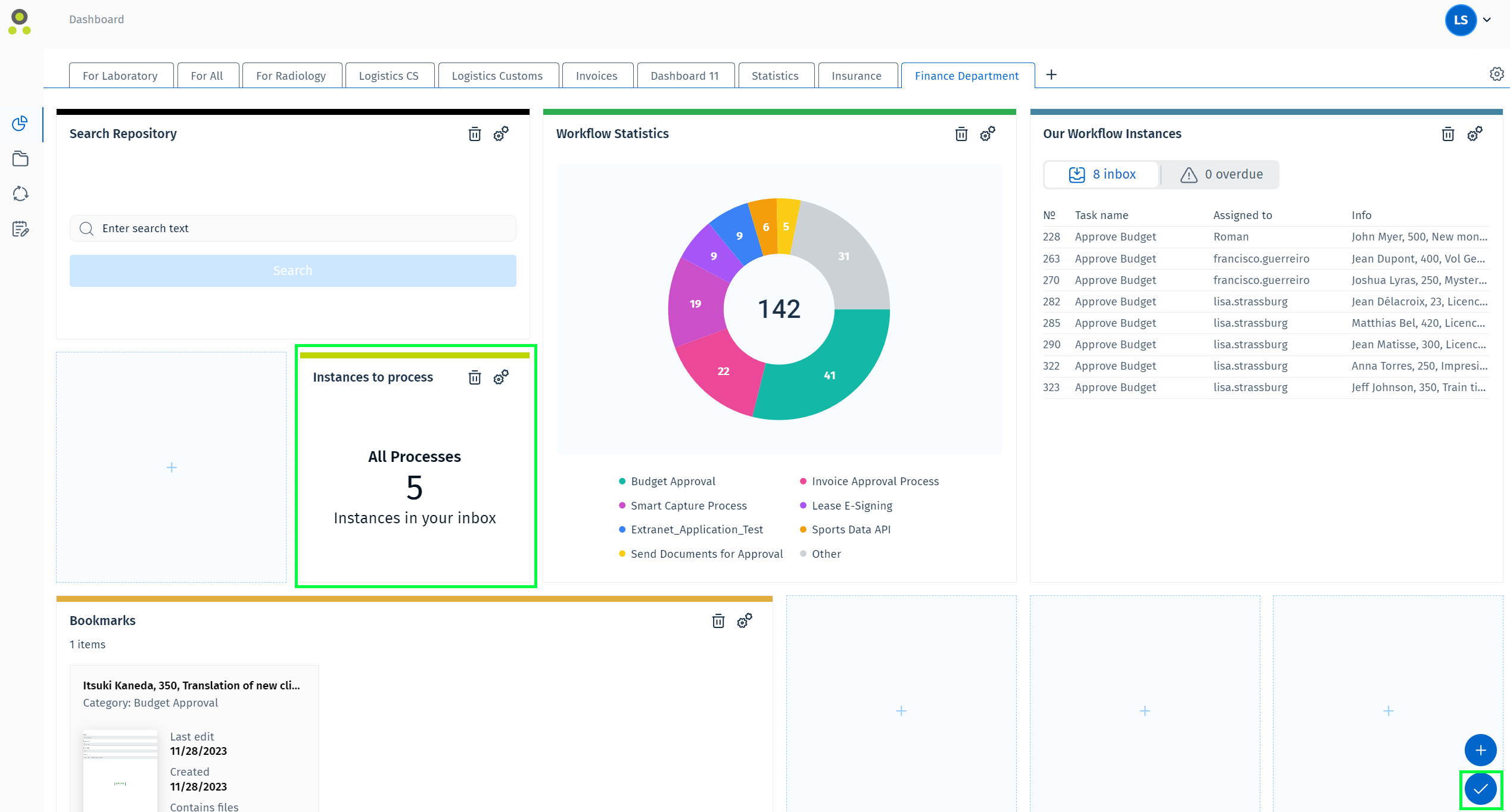 Image illustrant la nouvelle vignette sur le tableau de bord et l'emplacement du bouton Quitter